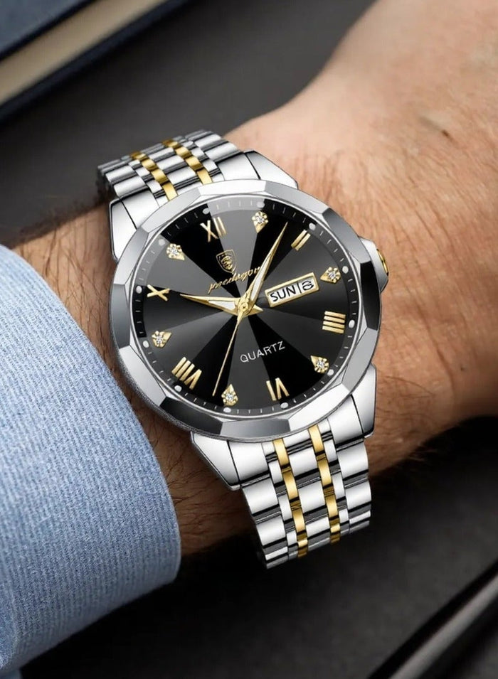 POEDAGAR Watches for Men , Man Watch Waterproof Luminous Men's Watch Quartz, Men's Wrist Watches