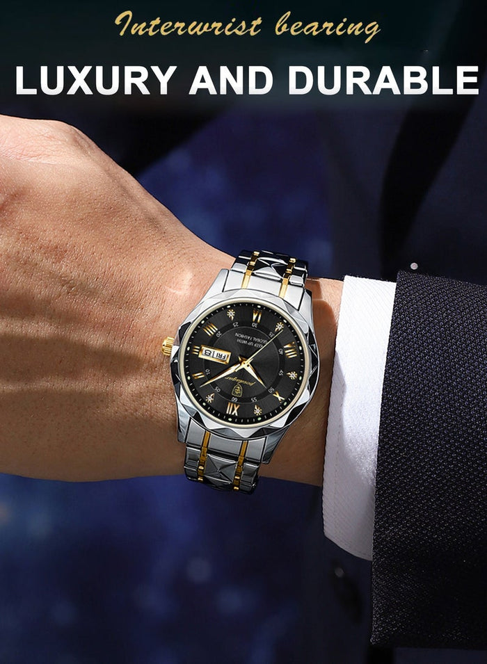 POEDAGAR Watches for Men , Man Watch Waterproof Luminous Men's Watch Quartz, Men's Wrist Watches, Men's Watch Fashion Business Watch