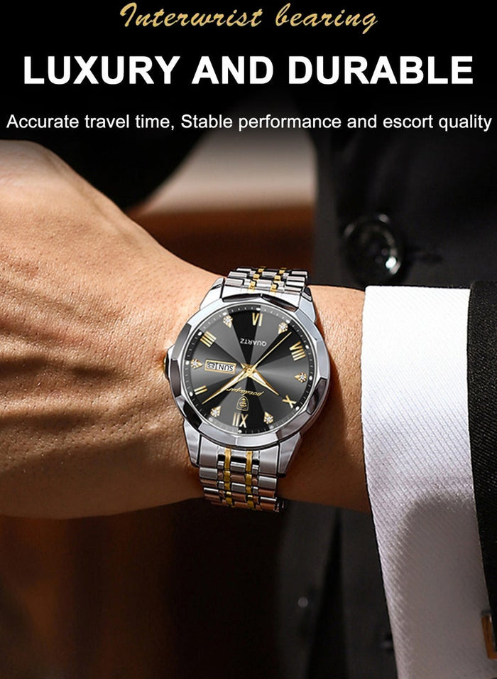 POEDAGAR Watches for Men , Man Watch Waterproof Luminous Men's Watch Quartz, Men's Wrist Watches