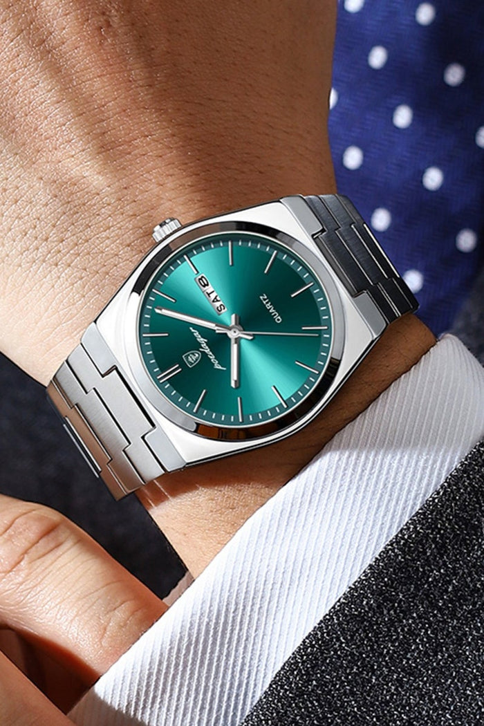 POEDAGAR Watches for Men , Waterproof Luminous Men's Watch Quartz - 40.5mm