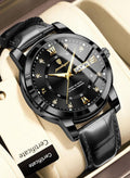POEDAGAR Watches for Men , Waterproof Luminous Men's Watch Quartz - Case 41mm