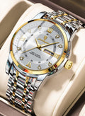 POEDAGAR Watches for Men , Waterproof Luminous Men's Watch Quartz - Case 41mm