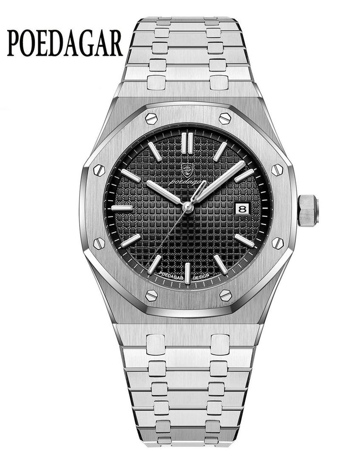 POEDAGAR Waterproof Luminous Men's Watch Quartz, Men's Wrist Watches