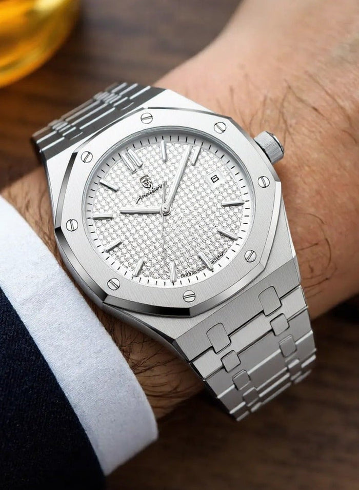 POEDAGAR Waterproof Luminous Men's Watch Quartz, Men's Wrist Watches