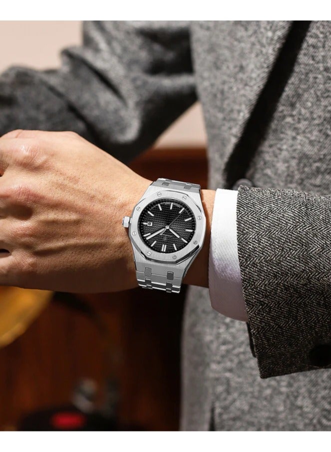 POEDAGAR Waterproof Luminous Men's Watch Quartz, Men's Wrist Watches