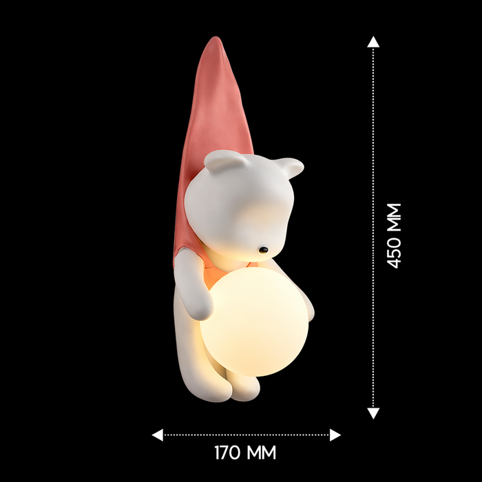 Polar Cub Moonlight Wall Lamp
