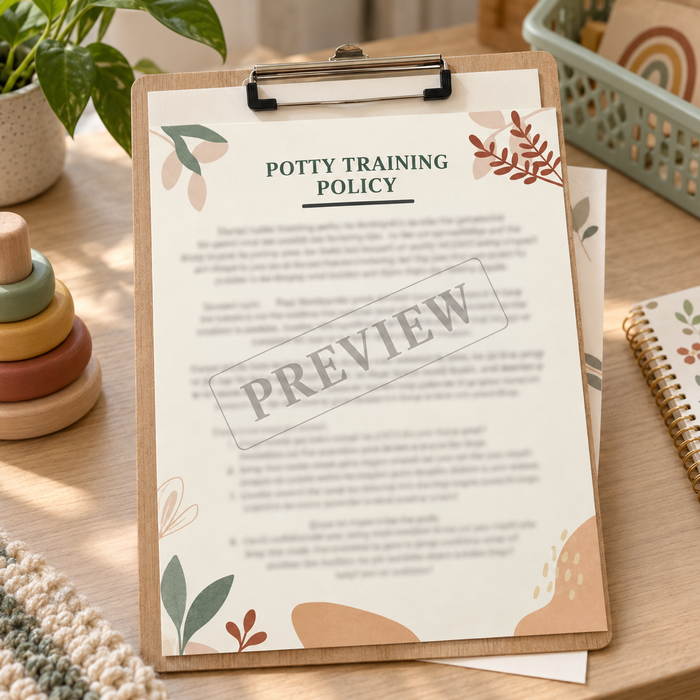 Potty training policies