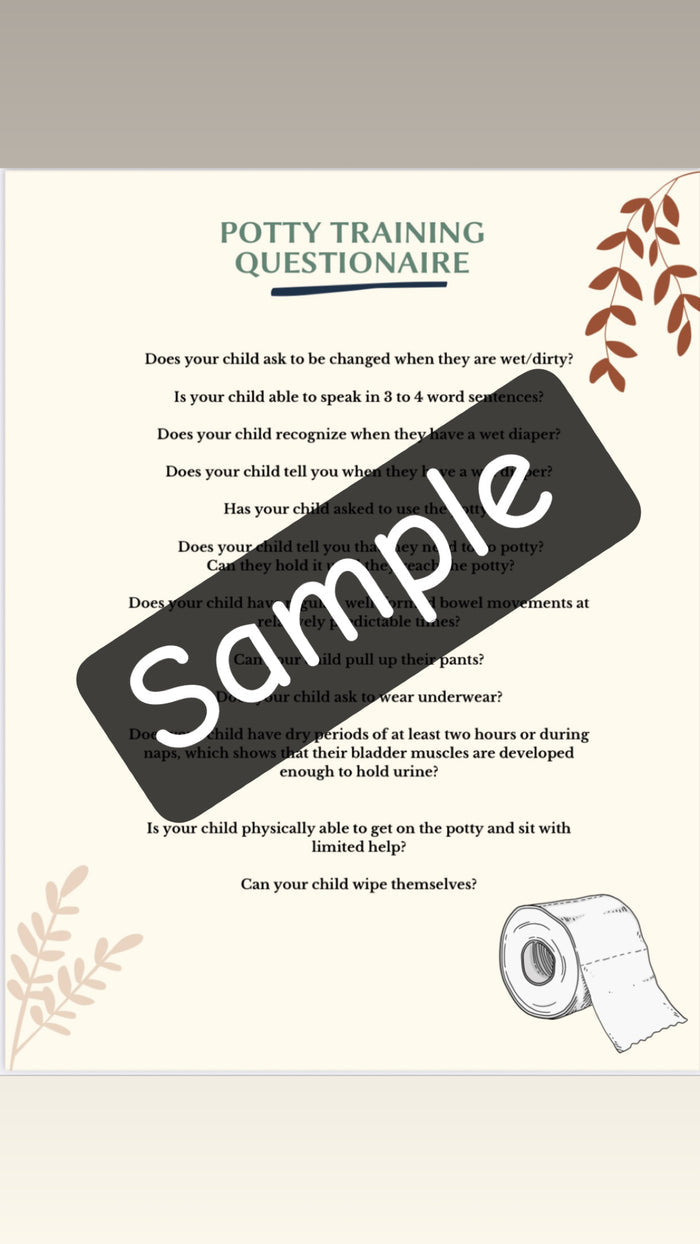 Potty training policies