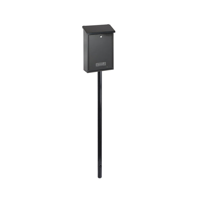 Practo Garden Brievenbuspaal mat zwart (Exclusief brievenbus) - Doika BV - Brievenbus - Practo Garden - 5414045038013 - B370N