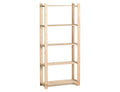 Practo Houten opbergrek 175x80x30 cm – 5 legborden - Doika - Opbergrekken - Practo Home -  - H205