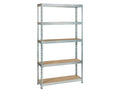 Practo Metalen opbergrek 180x100x30 cm – 5 legborden – Galva - Doika - Opbergrekken - Practo Home -  - M836