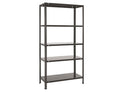 Practo Metalen opbergrek 180x90x40 cm – 5 legborden – Zwart - Doika - Opbergrekken - Practo Home -  - M141N