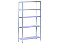 Practo Metalen opbergrek 190x100x40 cm – 5 legborden – Galva - Doika - Opbergrekken - Practo Home -  - M340