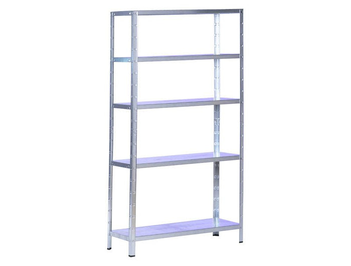 Practo Metalen opbergrek 190x100x40 cm – 5 legborden – Galva - Doika - Opbergrekken - Practo Home -  - M340