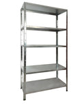 Practo Metalen Rek 190x100x40 cm – 5 legborden – Galva - Doika - Opbergrekken - Practo Home -  - ME19010040.5
