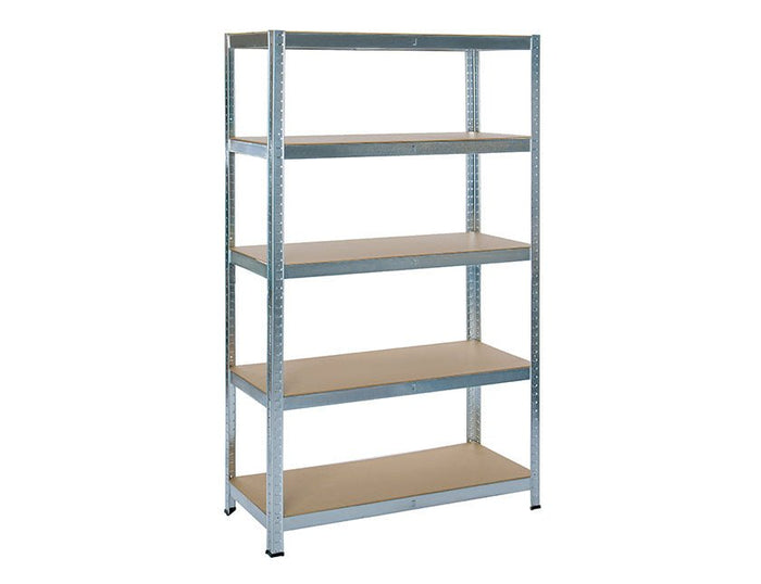 Practo Metalen Rek Heavy Duty 180x90x45 cm – 5 legborden – Grijs - Doika - Opbergrekken - Practo Home -  - M1809045.5