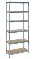 Practo Metalen Rek Heavy Duty 200x90x40 cm – 6 legborden – Grijs - Doika - Opbergrekken - Practo Home -  - M2009040.6