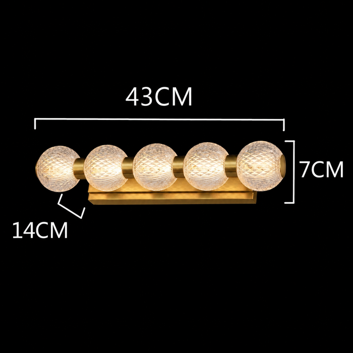 Prismara Five Globe Vanity Light