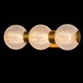 Prismora Trio Glass Globe Wall Light
