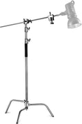 Pro 100% Stainless Steel Heavy Duty C Stand with Boom Arm