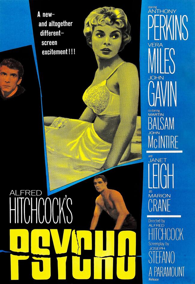 Psycho HD Digital Code (1960) (Redeems in Movies Anywhere; HDX Vudu Fandango at Home & HD iTunes Apple TV Transfer From Movies Anywhere)