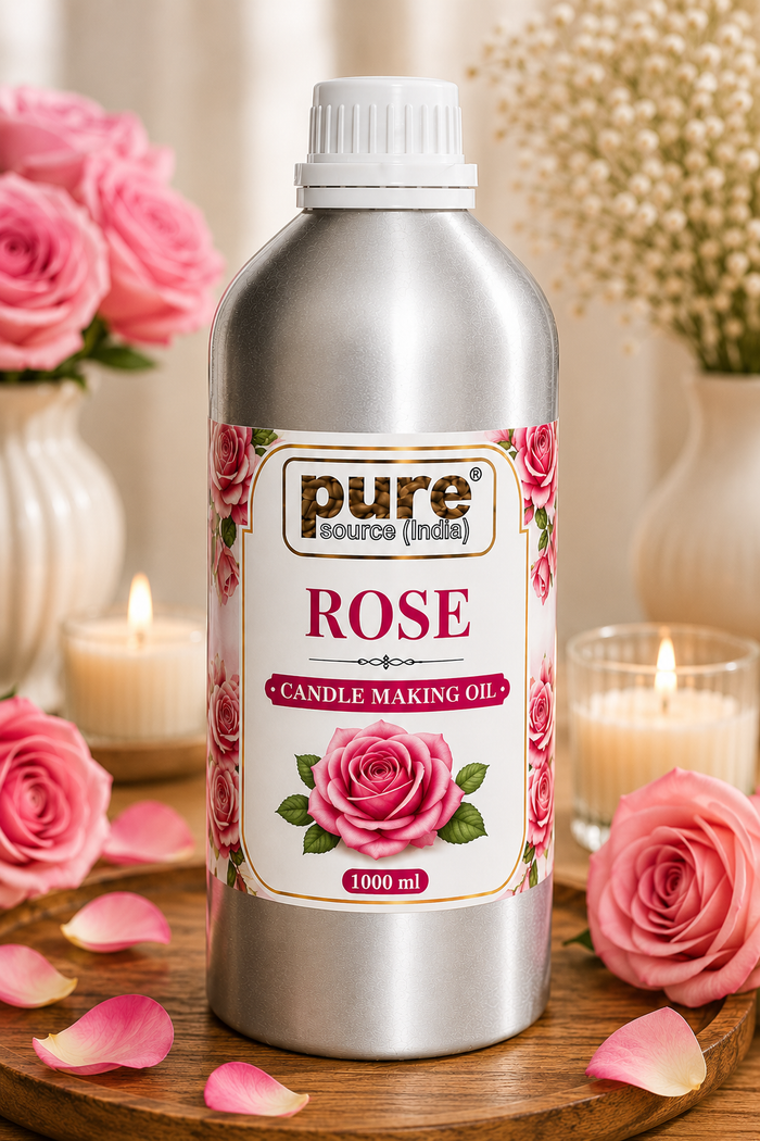 Pure Source India  Lemongrass Candle Making Oil | Fragrance Oil for Candle, Soap & Wax Melt Making | 1000 ml