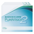 Bausch & Lomb PureVision 2 contact lenses 6 pack