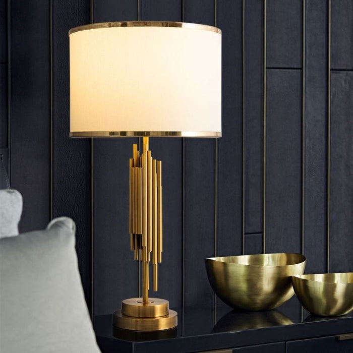 Quinn Affairs (Iron, Fabric) Table Lamp