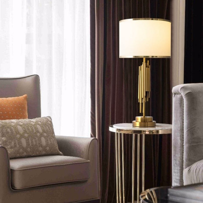 Quinn Affairs (Iron, Fabric) Table Lamp