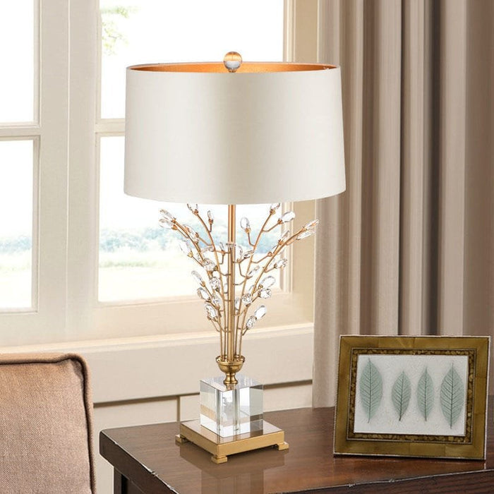 Rain Bud Glass Table Lamp