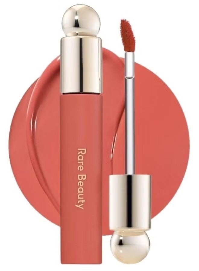 Rare Beauty by Selena Gomez Soft Pinch Tinted Lip Oil Stain - Wonder(Muted Peach, 3ml) - Hydrating, Lightweight, and Long-Lasting Lip Tint with a Glossy Finish