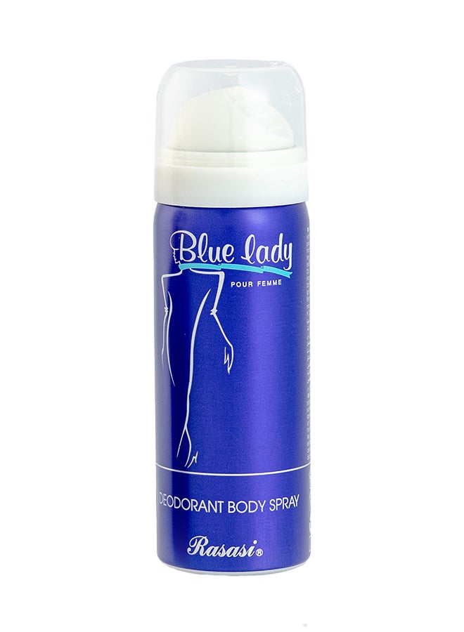Rasasi Blue Lady EDP Perfume, Free Deodorant Spray 40, 50ml