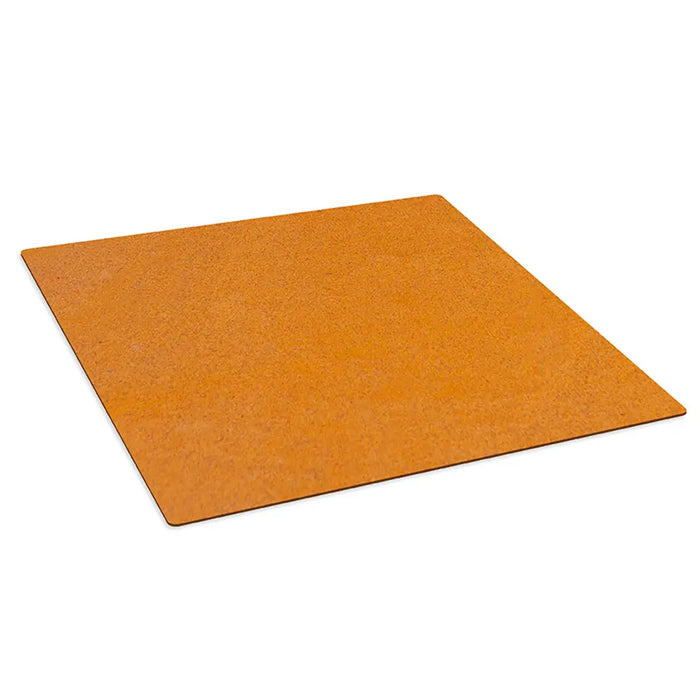 RB73 CorTen Steel Floor Plate - Outdoor Fireplace Base outdoor fireplace