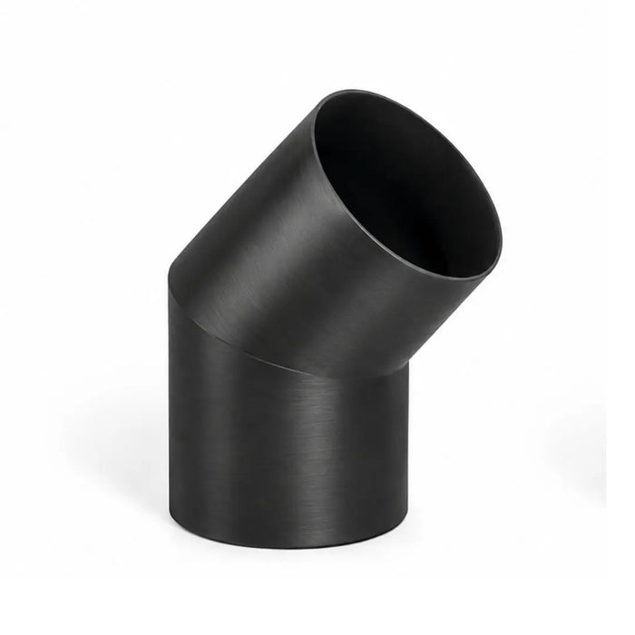 RB73 Quaruba Elbow 45 Degrees Flue Part product detail view - black stainless steel