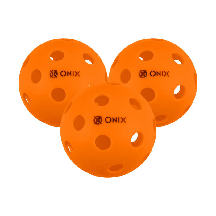 onix recruit indoor orange pickleballs pure