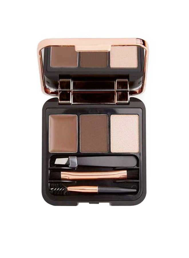 REVOLUTION Brow Sculpt Kit Dark Brown
