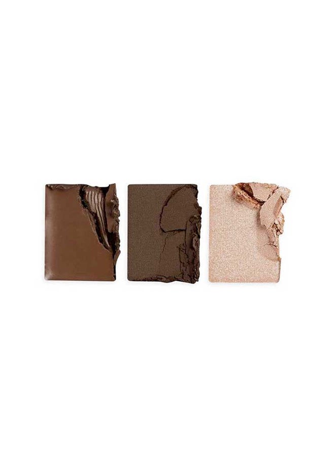 REVOLUTION Brow Sculpt Kit Dark Brown