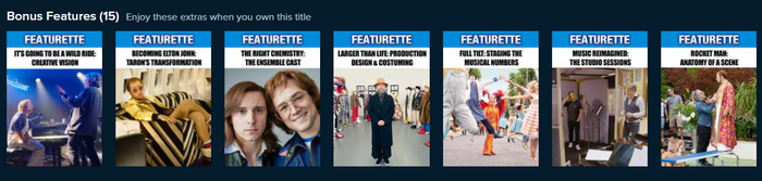 Rocketman UHD Vudu Digital Code (2019)