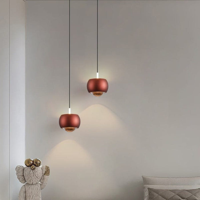 Round and Round (Red) LED Pendant Lamp