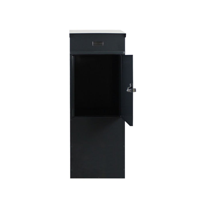 Safepost brievenbus 855 Tiamat - met RVS dak antracietgrijs RAL 7016 - Doika BV - Brievenbus - Safepost - 7330589756566 - 75656