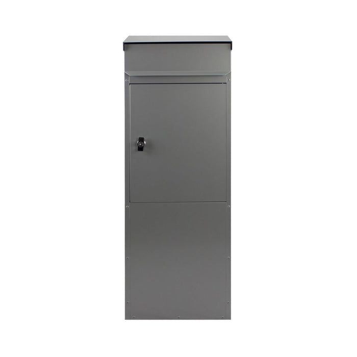 Safepost brievenbus 855 zilvergrijs RAL 9006 - Doika BV - Brievenbus - Safepost - 7330589855528 - 85552