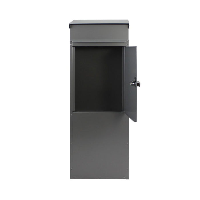 Safepost brievenbus 855 zilvergrijs RAL 9006 - Doika BV - Brievenbus - Safepost - 7330589855528 - 85552