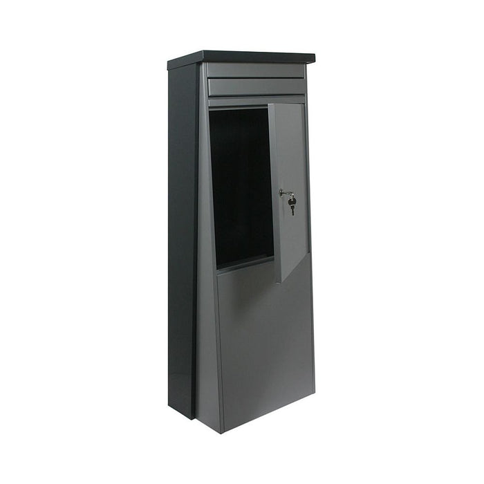 Safepost brievenbus Euroodrend No. 1 antracietgrijs/zilvergrijs - RAL 7016/RAL 9006 - Doika BV - Brievenbus - Safepost - 7330589011559 - 901155