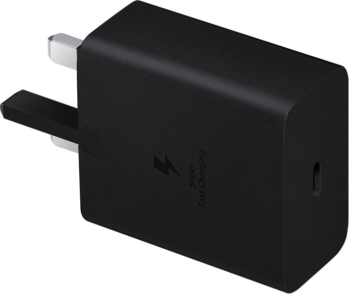 Samsung Galaxy Official 45W Travel Adapter, Super-Fast Charging (UK Plug with USB Type-C Cable), Bla