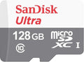SanDisk 128GB Ultra microSDXC UHS-I Class 10 Memory Card 100 MB/s SDSQUNR-128G-GN6MN
