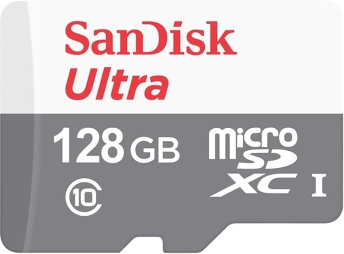 SanDisk 128GB Ultra microSDXC UHS-I Class 10 Memory Card 100 MB/s SDSQUNR-128G-GN6MN
