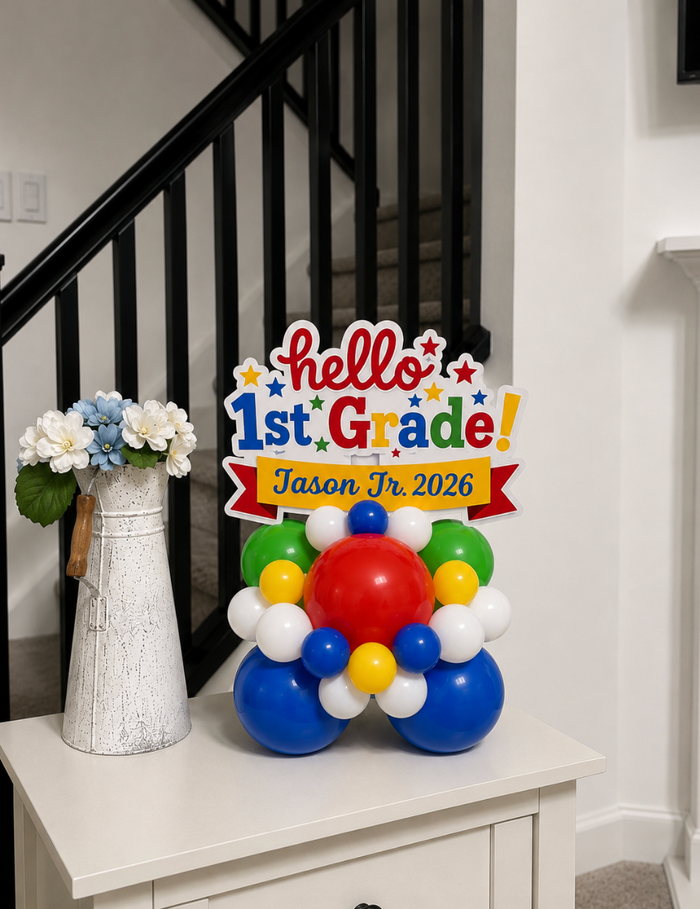 School Tabletop Cluster Sign Tower