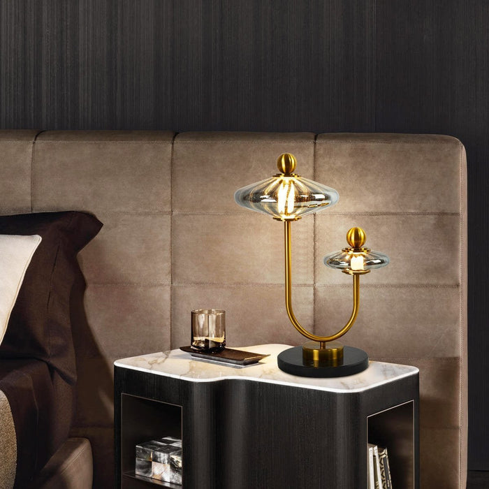 Secant Smoked Table Lamp