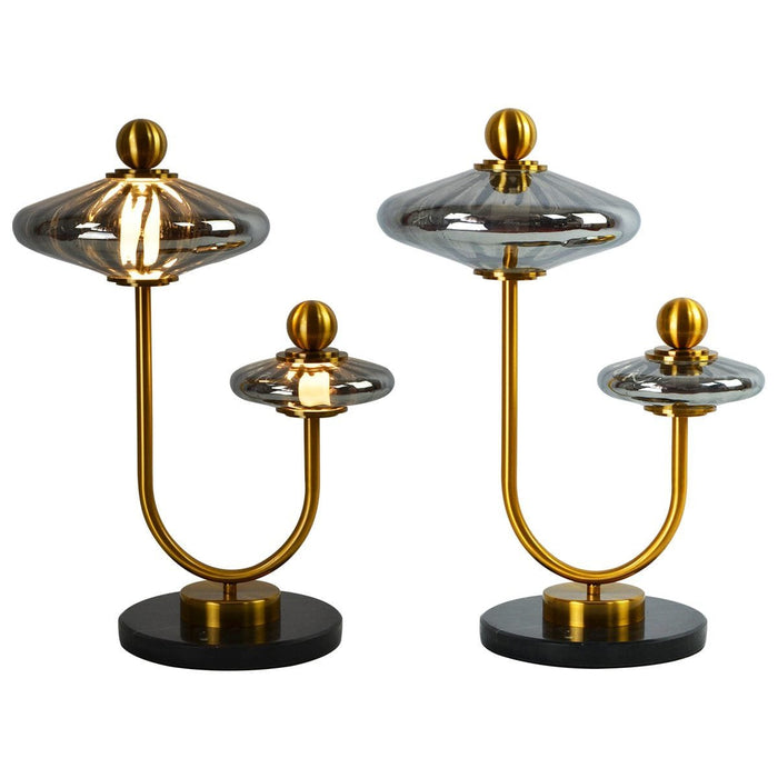 Secant Smoked Table Lamp