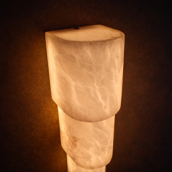 Serapha Tiered Marble Wall Light